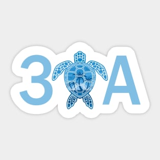 30A Turtle Sticker